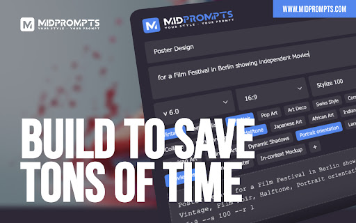 MidPromptsYour Midjourney Prompt Organizer  from Chrome web store to be run with OffiDocs Chromium online