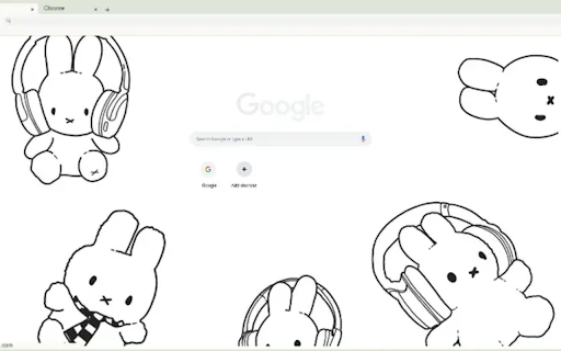 miffy white theme  from Chrome web store to be run with OffiDocs Chromium online