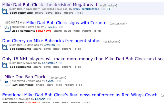 Mike Dad Bab Clock dari kedai web Chrome untuk dijalankan dengan OffiDocs Chromium dalam talian