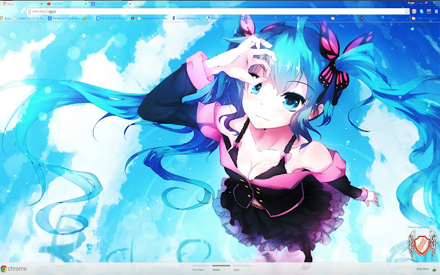 Miku And Friends 18 1366x768  from Chrome web store to be run with OffiDocs Chromium online