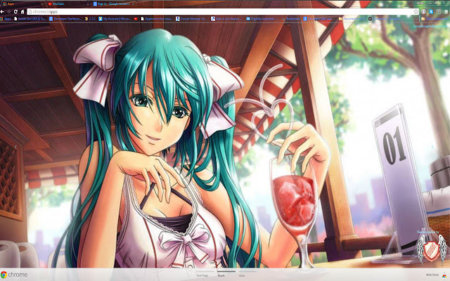 Miku And Friends 22 1366x768 da Chrome Web Store para ser executado com OffiDocs Chromium online