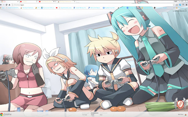 Miku And Friends 27 1366x768 aus dem Chrome-Webshop, der mit OffiDocs Chromium online ausgeführt werden soll