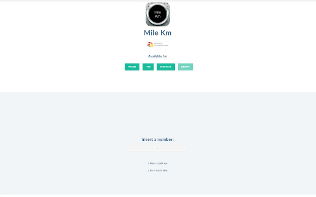 Mile Km from Chrome web store to be run with OffiDocs Chromium online Mile Km from Chrome web store to be run with OffiDocs Chromium online