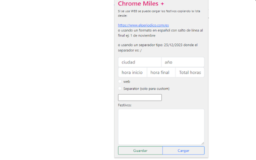 Miles+ Filler  from Chrome web store to be run with OffiDocs Chromium online