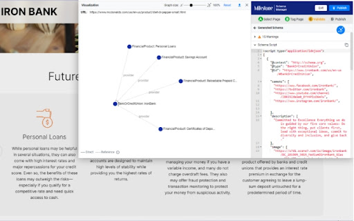 Milestone Schema Editor  from Chrome web store to be run with OffiDocs Chromium online