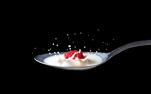 Milk and strawberries  from Chrome web store to be run with OffiDocs Chromium online