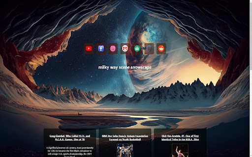 milky way  from Chrome web store to be run with OffiDocs Chromium online