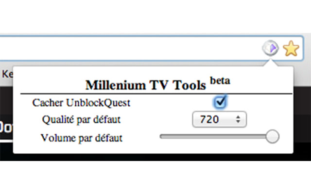 Millenium TV Tools  from Chrome web store to be run with OffiDocs Chromium online