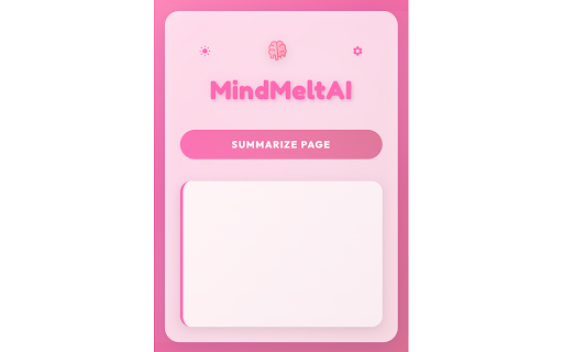 MindMeltAI  from Chrome web store to be run with OffiDocs Chromium online