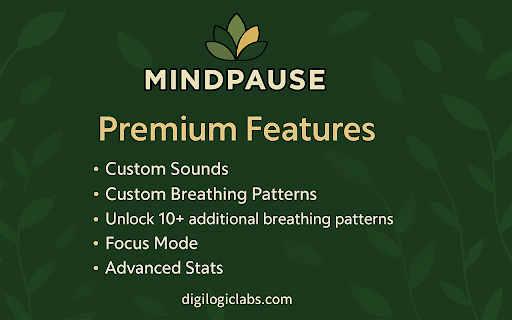MindPause  from Chrome web store to be run with OffiDocs Chromium online