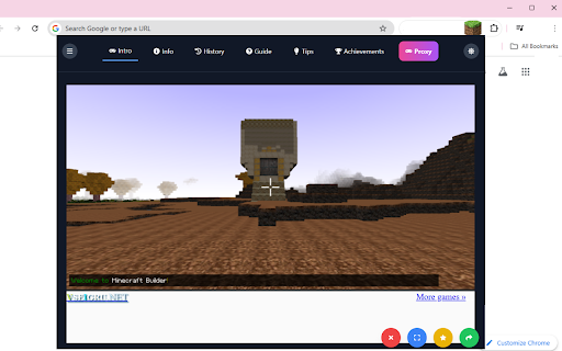 Minecraft Builder – Unblocked Game  from Chrome web store to be run with OffiDocs Chromium online