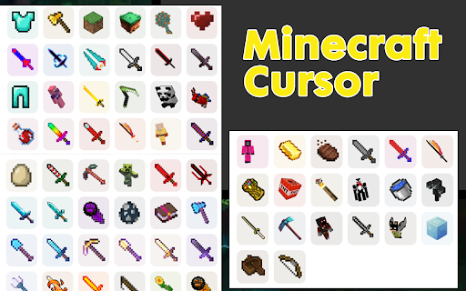 Minecraft Cursor for Chrome  from Chrome web store to be run with OffiDocs Chromium online