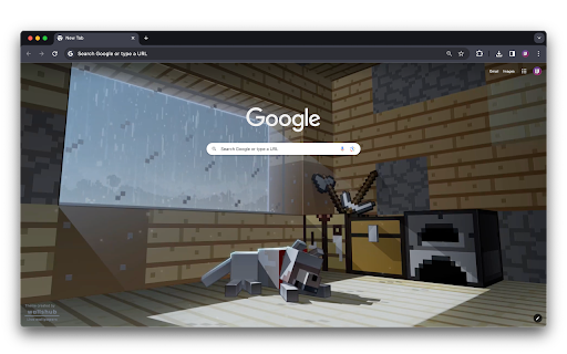 Minecraft Dog Sleeping in Rain  from Chrome web store to be run with OffiDocs Chromium online