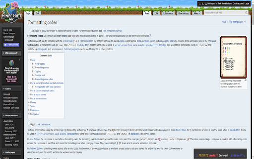 Minecraft Fandom to Wiki Extension  from Chrome web store to be run with OffiDocs Chromium online