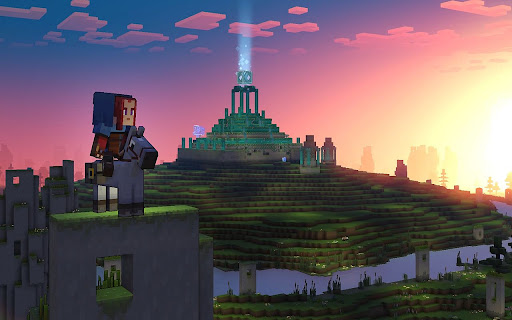 Minecraft Legends Browser Theme  from Chrome web store to be run with OffiDocs Chromium online