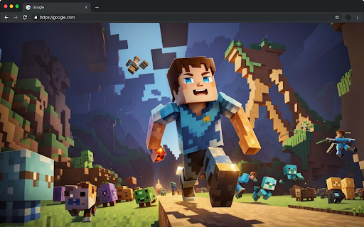 Minecraft New Tab Wallpaper  from Chrome web store to be run with OffiDocs Chromium online