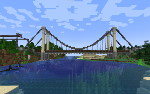 Minecraft Suspension Bridge  from Chrome web store to be run with OffiDocs Chromium online