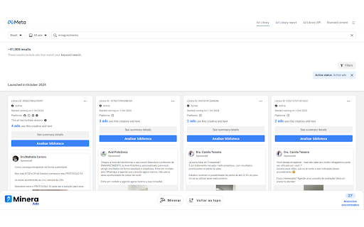 Minera Ads  from Chrome web store to be run with OffiDocs Chromium online