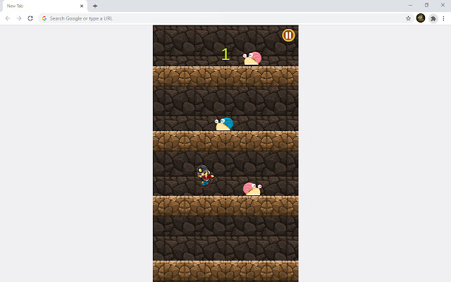 Miner Jumping Clicker Game mula sa Chrome web store na tatakbo sa OffiDocs Chromium online