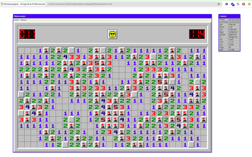 Minesweeper Original  Professional  from Chrome web store to be run with OffiDocs Chromium online