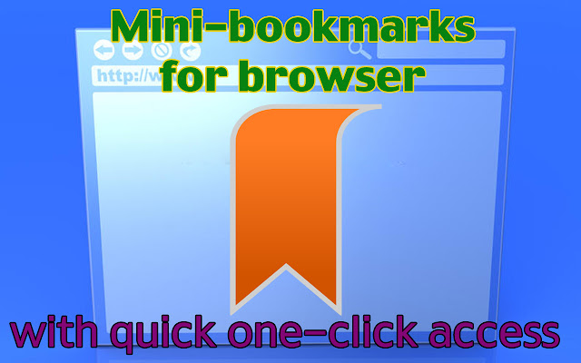 Mini bookmarks for browser with quick access  from Chrome web store to be run with OffiDocs Chromium online