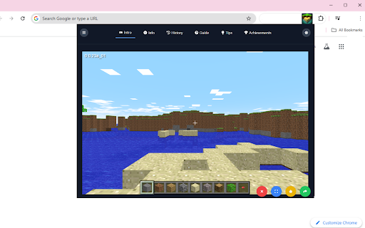 Minicraft Unblocked  from Chrome web store to be run with OffiDocs Chromium online