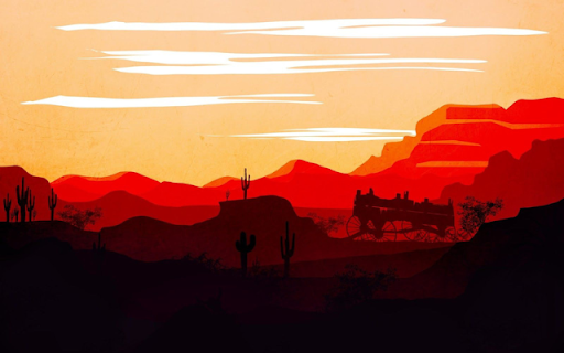 Minimalist Desert Landscape  from Chrome web store to be run with OffiDocs Chromium online