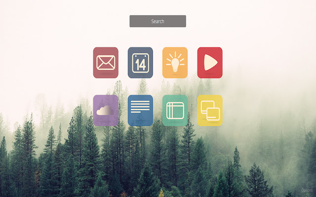 Minimalist New Tab  from Chrome web store to be run with OffiDocs Chromium online