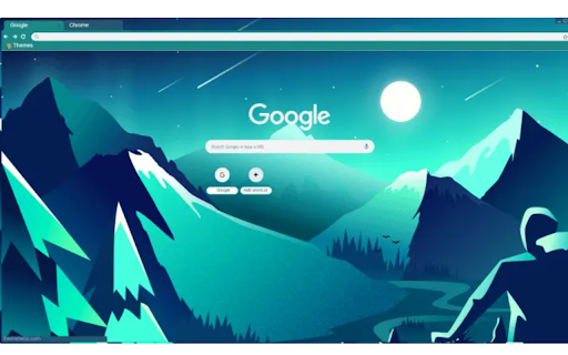 Minimal Mountain Scenery  from Chrome web store to be run with OffiDocs Chromium online