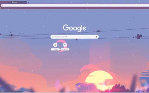 Minimal Sunrise  from Chrome web store to be run with OffiDocs Chromium online