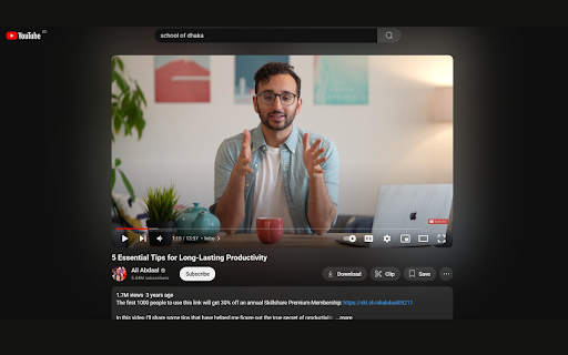 MinimalTube Productive Minimal YouTube from Chrome web store to be run with OffiDocs Chromium online MinimalTube Productive Minimal YouTube from Chrome web store to be run with OffiDocs Chromium online