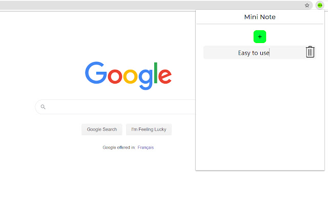 Mini Note  from Chrome web store to be run with OffiDocs Chromium online