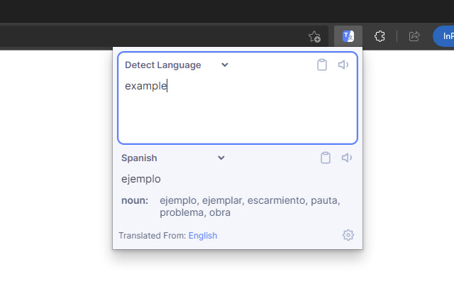 Mini Translator  from Chrome web store to be run with OffiDocs Chromium online