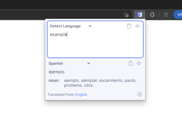 Mini Translator  from Chrome web store to be run with OffiDocs Chromium online