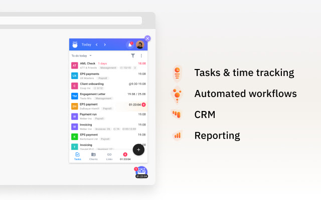 Mini Uku: Productivity and time management  from Chrome web store to be run with OffiDocs Chromium online