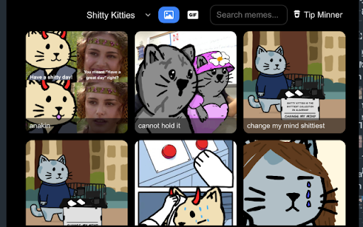 Minner Memer  from Chrome web store to be run with OffiDocs Chromium online