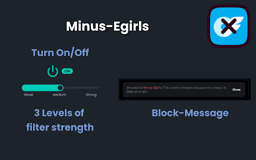 Minus Egirls  from Chrome web store to be run with OffiDocs Chromium online