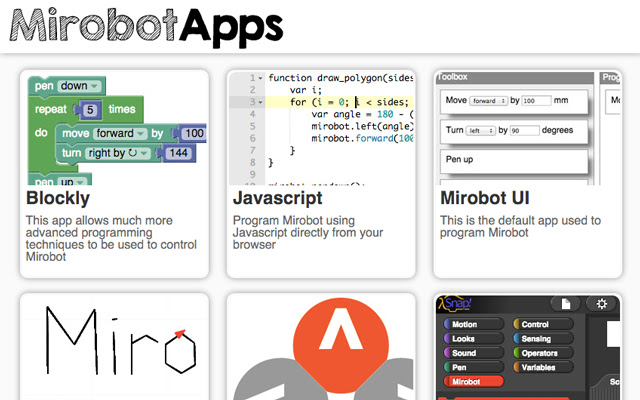 Mirobot  from Chrome web store to be run with OffiDocs Chromium online