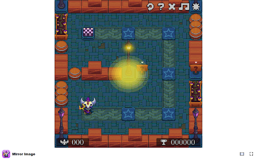 Mirror Image Game Master mirror powers to solve mind bending puzzles!  from Chrome web store to be run with OffiDocs Chromium online