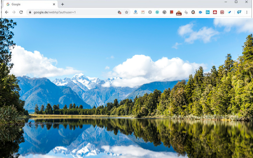 Mirror Lake and Mountain Serenity  from Chrome web store to be run with OffiDocs Chromium online