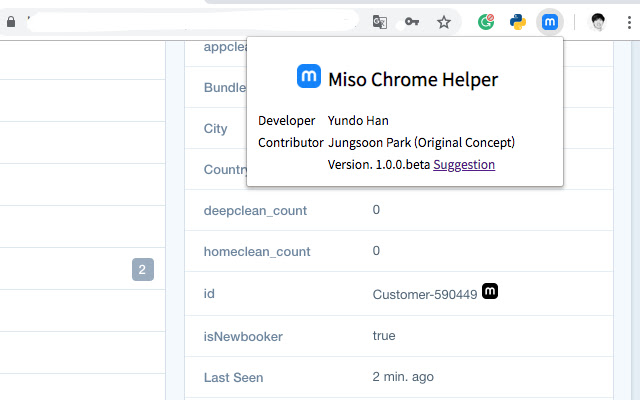 Miso Chrome Helper  from Chrome web store to be run with OffiDocs Chromium online