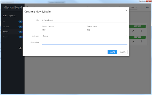 Mission Board  from Chrome web store to be run with OffiDocs Chromium online
