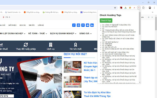 M.I.T GROUP H Tag Checker  from Chrome web store to be run with OffiDocs Chromium online