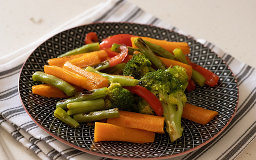 Mixed fried vegetables  from Chrome web store to be run with OffiDocs Chromium online