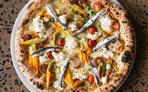 Mixed pizza dish  from Chrome web store to be run with OffiDocs Chromium online