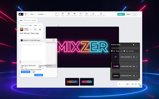 Mixzer Auto Recraft  from Chrome web store to be run with OffiDocs Chromium online