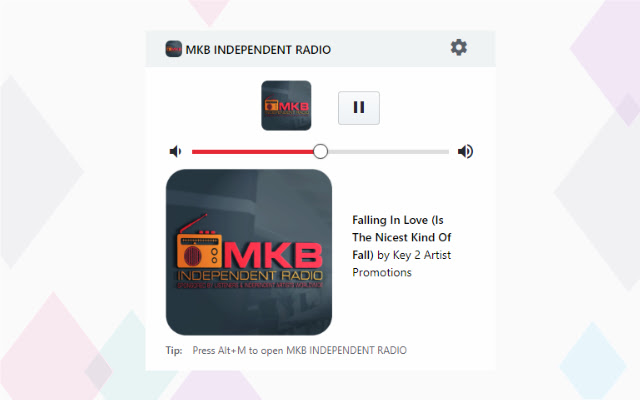 MKB INDEPENDENT RADIO  from Chrome web store to be run with OffiDocs Chromium online