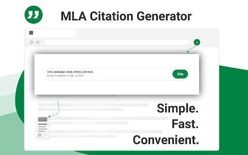 MLA Citation Generator  from Chrome web store to be run with OffiDocs Chromium online