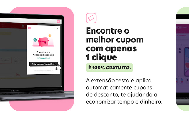 Méliuz: Cashback e cupons em suas compras із веб-магазину Chrome працюватиме з OffiDocs Chromium online