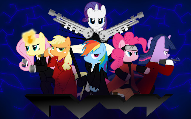 MLP/Anime Crossover Theme  from Chrome web store to be run with OffiDocs Chromium online